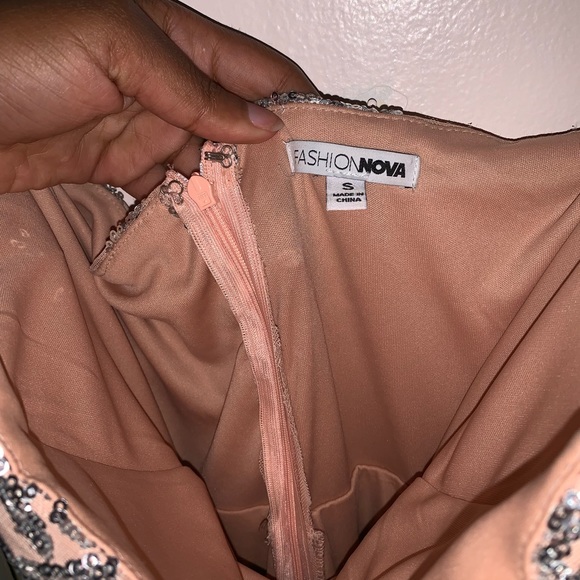 Pink and Silver Mermaid Dress - Picture 2 of 2